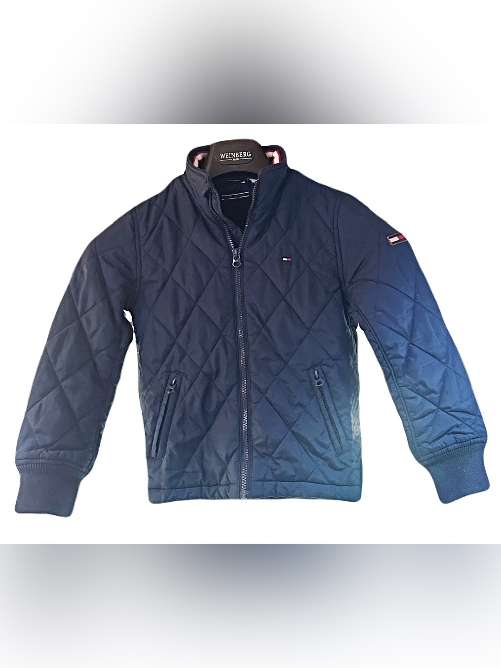 Tommy Hilfiger Navy Quilted Puffer Jacket